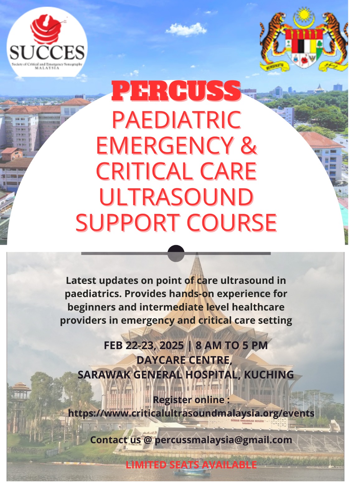 Read more about the article Paediatric Emergency and Critical Care Ultrasound Support Course (PERCUSS) 2025
